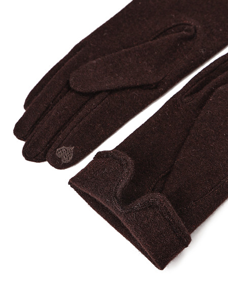 JMF100-12 FABRETTI Перчатки жен. 90% шерсть, 10% эластан