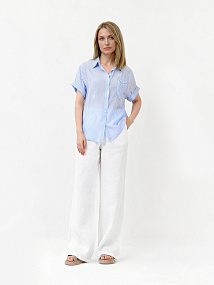 NLTR79-1 FABRETTI Брюки женские 100% лен