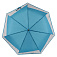 UFR0009-11 Зонт жен. Fabretti, автомат, 3 сложения, эпонж