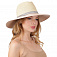 G71-1/6 beige/coral FABRETTI Шляпа жен. целлюлоза