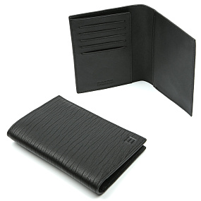 QPCm01E-2 FABRETTI Обложка для документов муж. нат. кожа