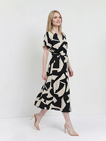 NPDS92-2P FABRETTI Платье женское 90% вискоза, 10% полиамид 