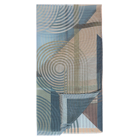 VF23-9 Шарф жен. 60% вискоза, 40% полиэстер 90x180 FABRETTI