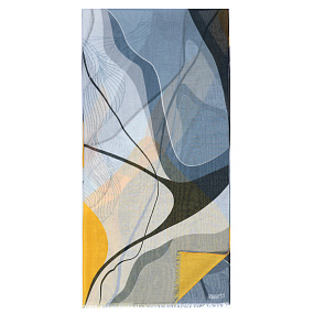 VF1-7 Шарф жен. 55% бамбук, 45% полиэстер 90x180 FABRETTI