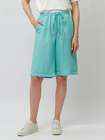 ZSH26-153 FABRETTI Шорты женские 53% лён, 47% вискоза
