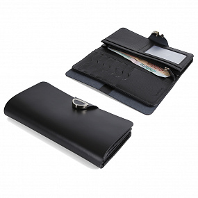 L33003-Nero LEO VENTONI Кошелек жен. нат. кожа