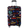 W1038-L FABRETTI Чехол для чемодана 92%полиэстер 8%спандекс