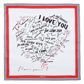 VFV5-4 Платок жен. 100% полиэстер 70x70 FABRETTI