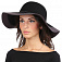 HW173-black/gray Шляпа жен. 100%шерсть б/р FABRETTI