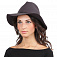 HW171-gray Шляпа жен. 100%шерсть б/р FABRETTI