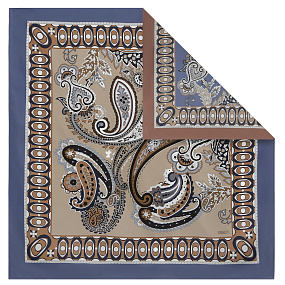 VFS6-9 Платок жен. 100% полиэстер 90x90 FABRETTI