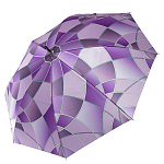 UFJ0022-10 Зонт-трость жен. Fabretti, сатин