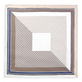 VFV2-13 Платок жен. 100% шелк 90x90 FABRETTI