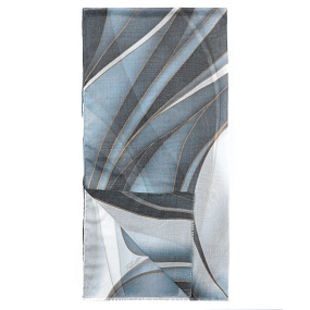 VF12-30 Шарф жен. 60% вискоза, 40% полиэстер 90x180 FABRETTI