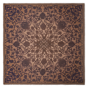 VFS1015-12 Платок жен. 18% шерсть, 82% модал  110x110 FABRETTI