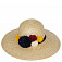 GL68-1 beige FABRETTI Шляпа жен. натуральная соломка