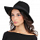 HW175-black Шляпа жен. 100%шерсть б/р FABRETTI