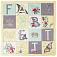 VFI0069-7 Платок жен. 100% полиэстер 70x70 FABRETTI