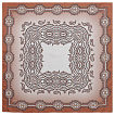VFS0012-13 Платок жен. 100% шелк 90x90 FABRETTI
