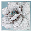 VFS0015-11 Платок жен. 100% шелк 90x90 FABRETTI