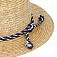 G96-1 FABRETTI Шляпа жен. натуральная соломка