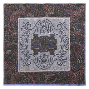 VFS1016-8 Платок жен. 18% шерсть, 82% модал  110x110 FABRETTI