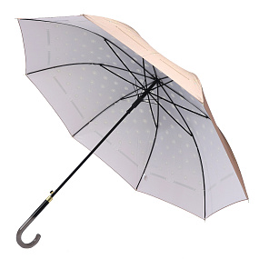 UFJ0035-13 Зонт-трость жен. Fabretti, сатин