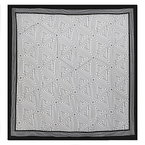 VFJ1-30 Платок жен. 100% полиэстер 110x110 FABRETTI