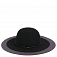 HW173-black/gray Шляпа жен. 100%шерсть б/р FABRETTI