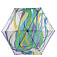 UFZ0003-11 Зонт женский, механический, 5 сложений, эпонж