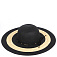 GL74-2/1 black/beige FABRETTI Шляпа жен. целлюлоза