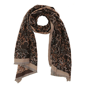 VFGI3-12 Шарф жен. 100% полиэстер 66x190 FABRETTI