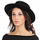 HW174-black Шляпа жен. 100%шерсть б/р FABRETTI