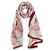 VFI0078-4 Шарф жен. 100% полиэстер 90x180 FABRETTI