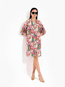 NLTU111-74P FABRETTI Туника женская 100% хлопок