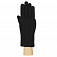 H2017-3-black перчатки жен. 50%шерсть 50%ангора FABRETTI