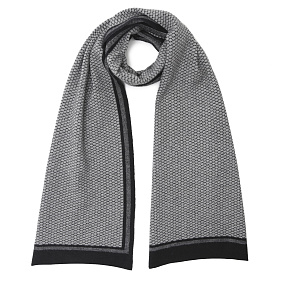 VGU11-2 Шарф муж. 60% вискоза, 20% нейлон, 20% полиэстер 30x180 FABRETTI
