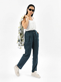 NLTR80-152 FABRETTI Брюки женские 100% лен