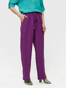 ZP45-140 FABRETTI Брюки  женские 53% лён, 47% вискоза